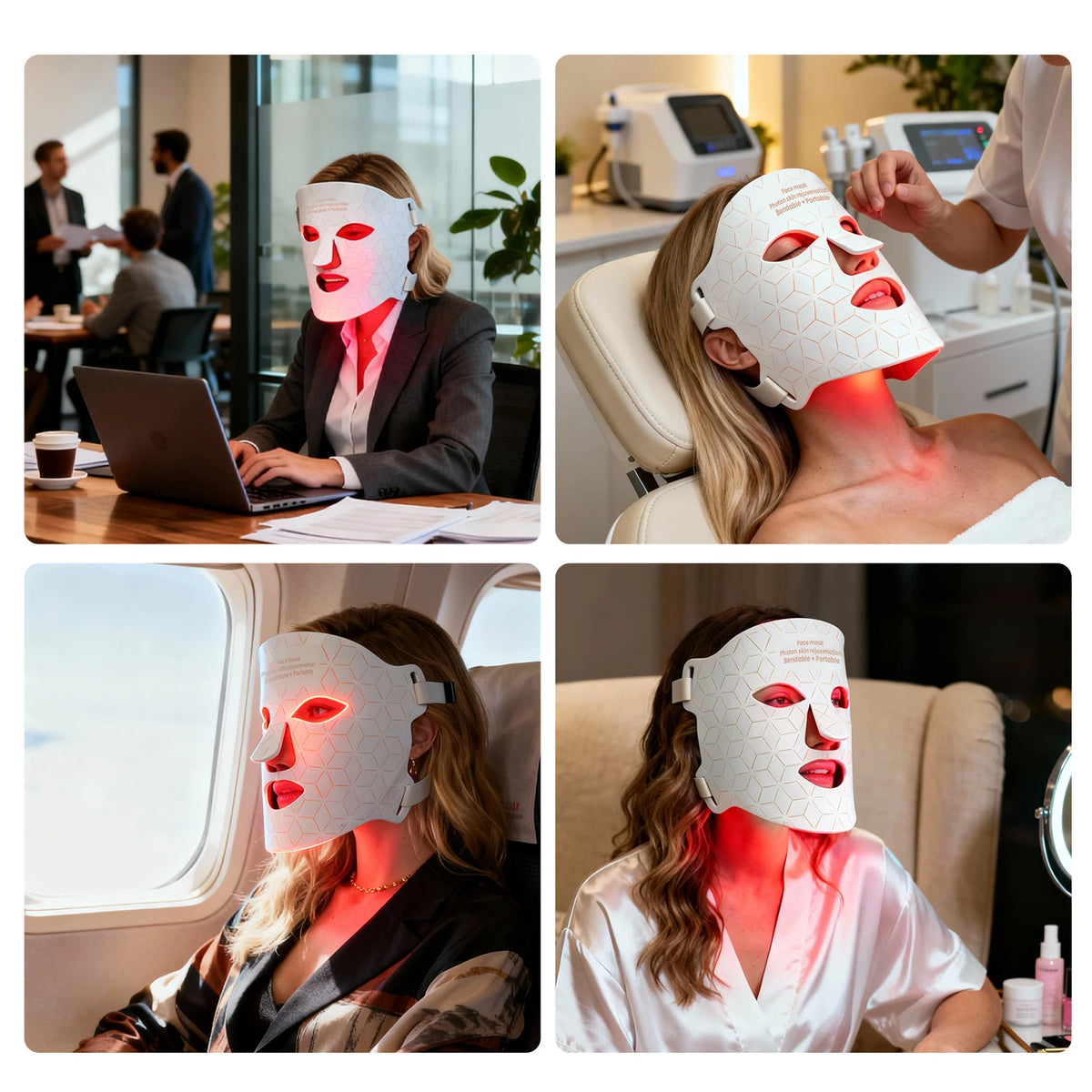 LED Face Therapy Mask – Aura Skin Lab 7-Color