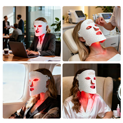 LED Face Therapy Mask – Aura Skin Lab 7-Color