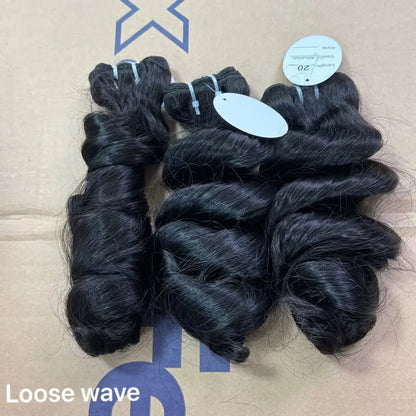 Raw Virgin Human Hair Bundles | Aura Skin Lab