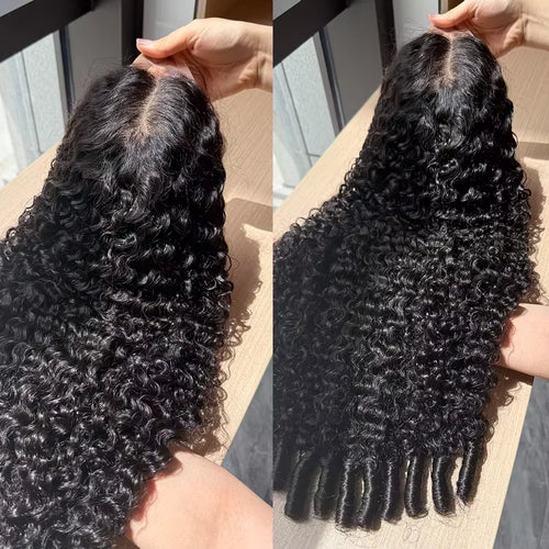 13x6 HD Lace Front Wig showcasing Burmese curly texture and natural look in versatile styling.