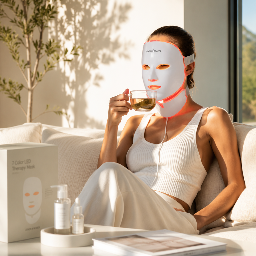 LED Face Therapy Mask – Aura Skin Lab 7-Color
