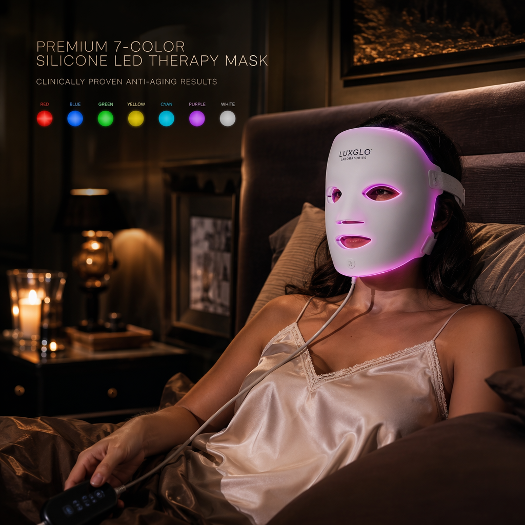 LED Face Therapy Mask – Aura Skin Lab 7-Color
